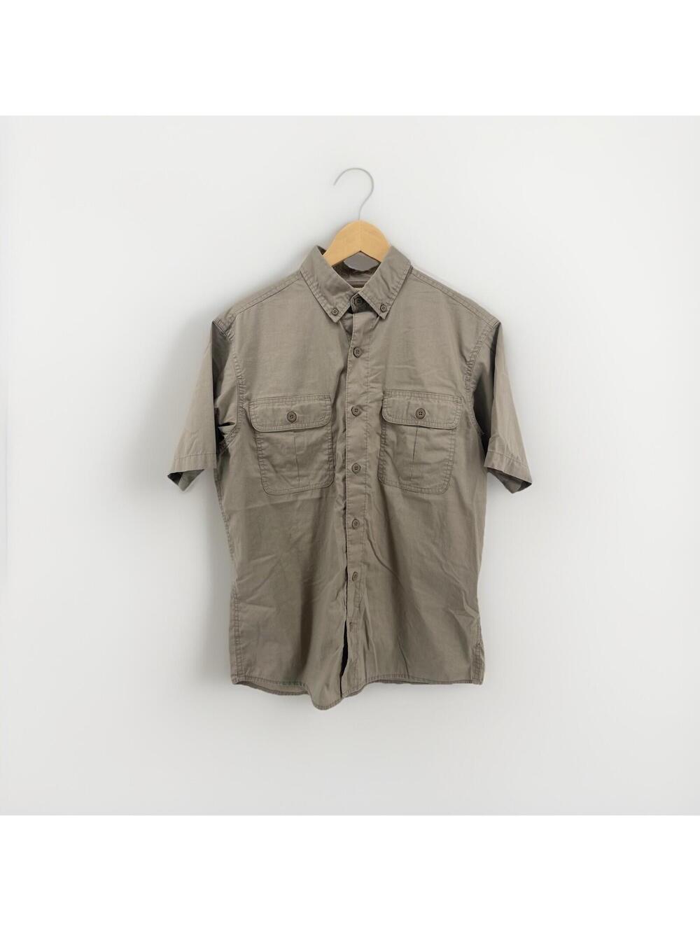 Red Head‎ Mens Medium M Fishing Shirt Short Sleeve Button Up Khaki Outdoors